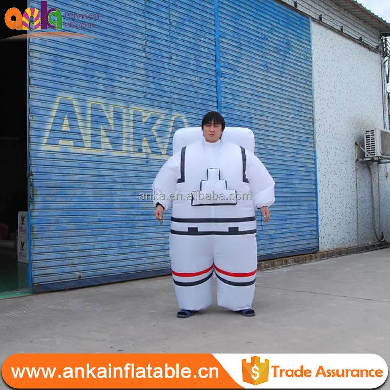 2021 New Design Good Quality Cosplay Spaceman Wearing White Inflatable Costume Spacesuit