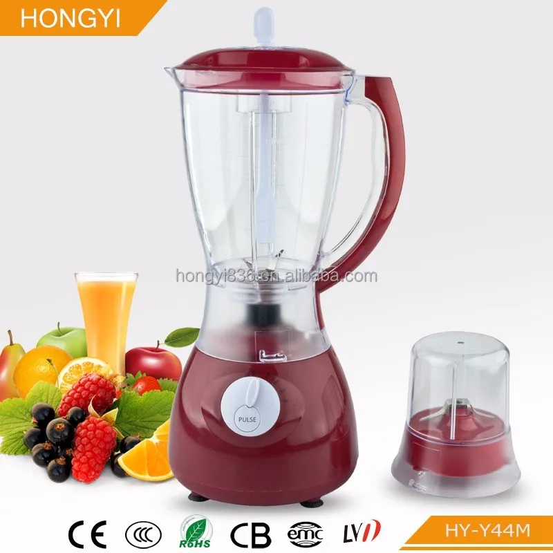220V 2 in 1 blender  1.5L high cheap price fruit  mixer juicer blenders electric plastic table  blender