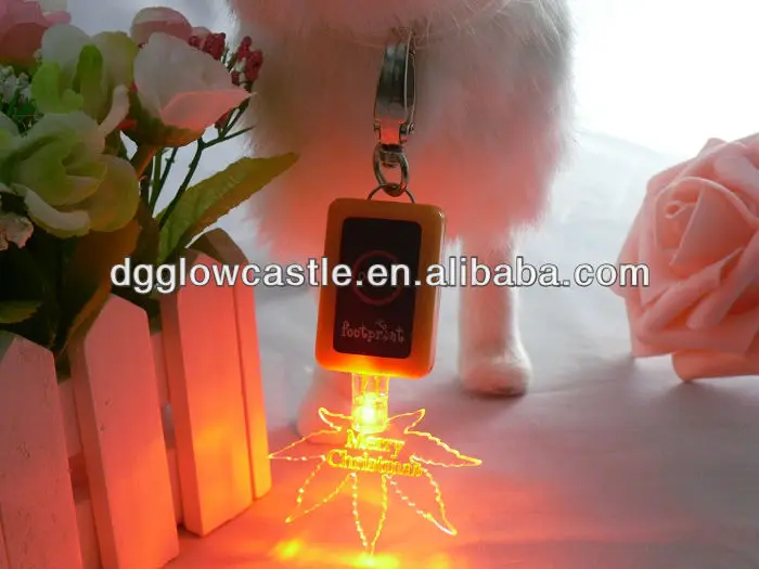 Guanghe индика оранжевый из светодиодов мигает подвеска собака колокол