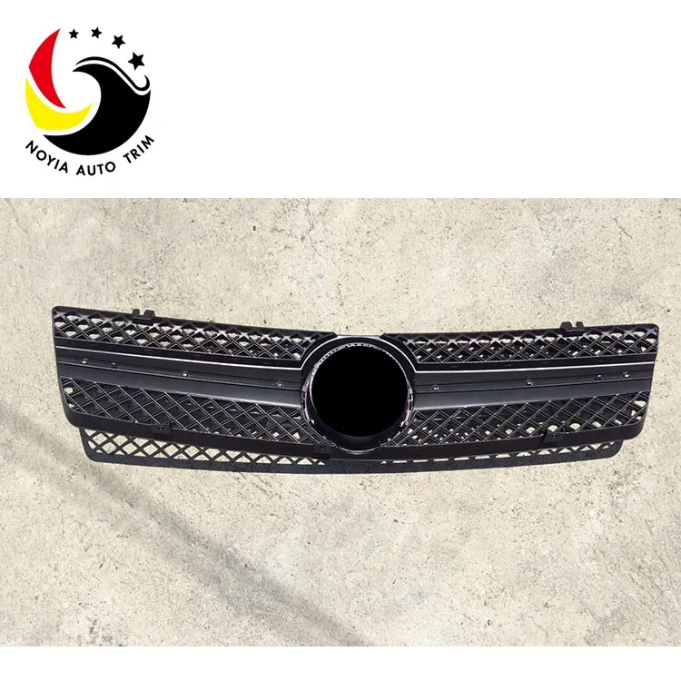 Front grille for Mercedes Benz W129 Black/Silver AMG style 1 Fin grill for w129 SL CLASS  1990-2002