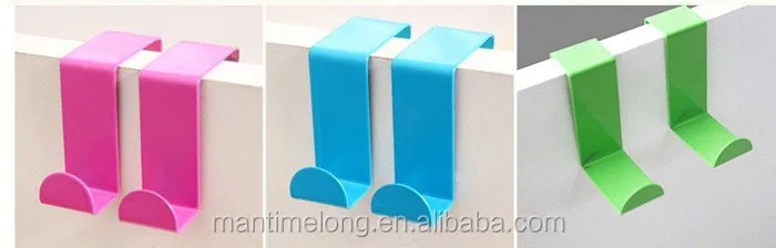 2pcs/set, door clothes hanger hotel door hanger sliding shower door hanger