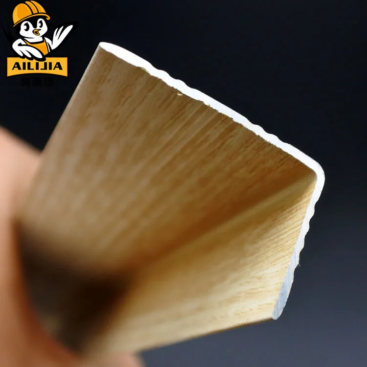 vinyl aluminum flexible bronze l shape floor edge trim