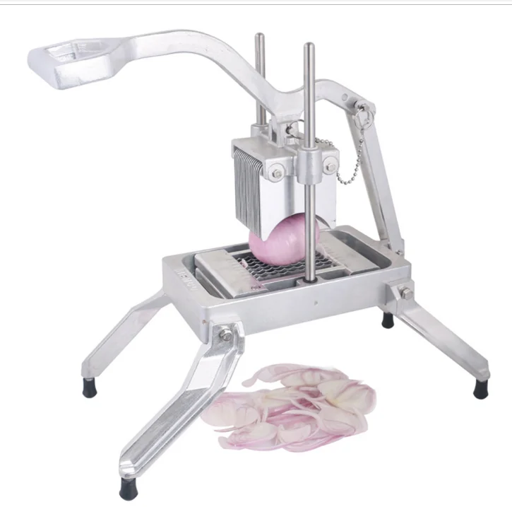 MVC-01A manual vegetables cutter, onion slice cutting machine with push handle