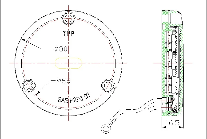 Дешевые круглые светодиодные фонари для прицепа