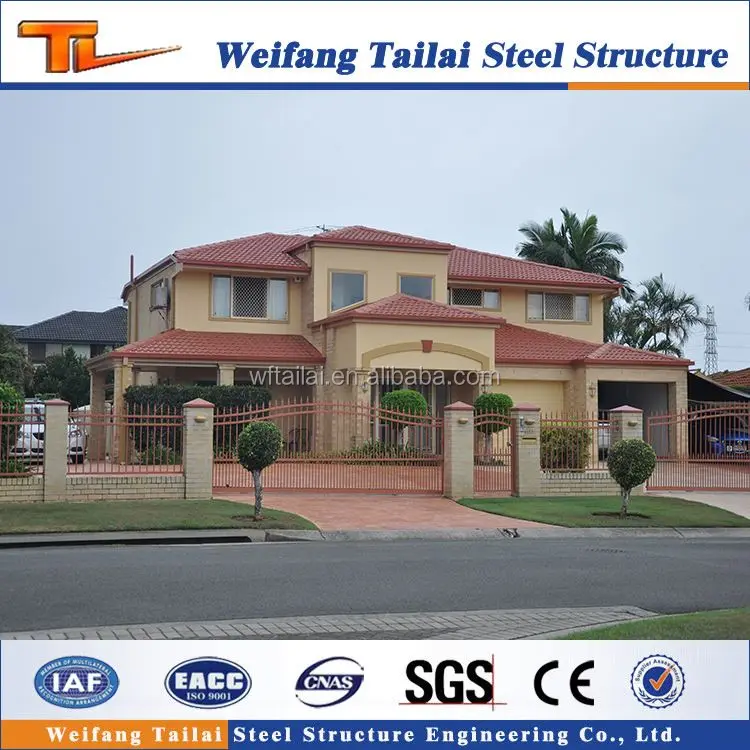 luxury cheap manufacturer prefab house villa for sale in india