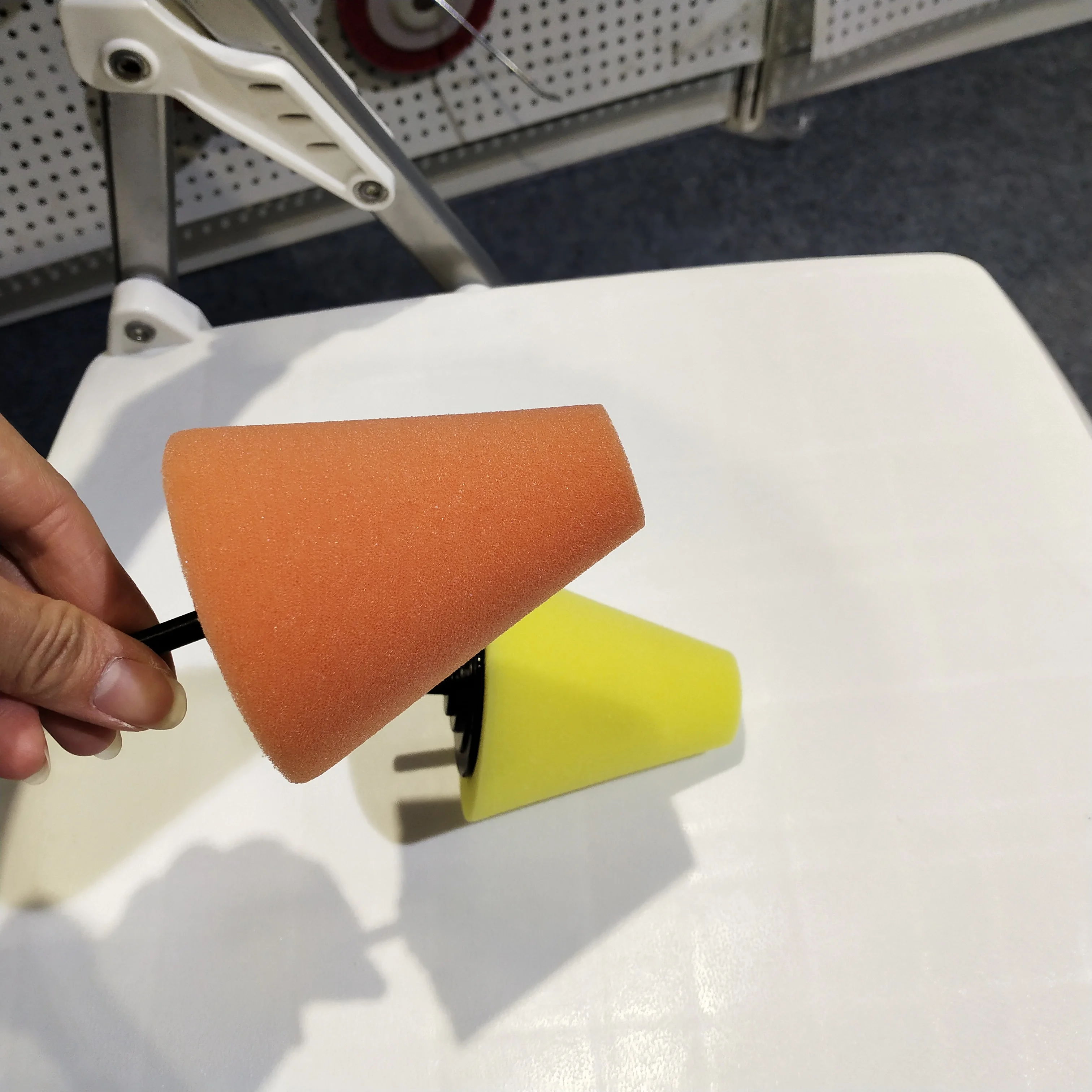 China Factory Supply Small Sponge Polishing Pad Cone Foam Buffing Wheel For Car