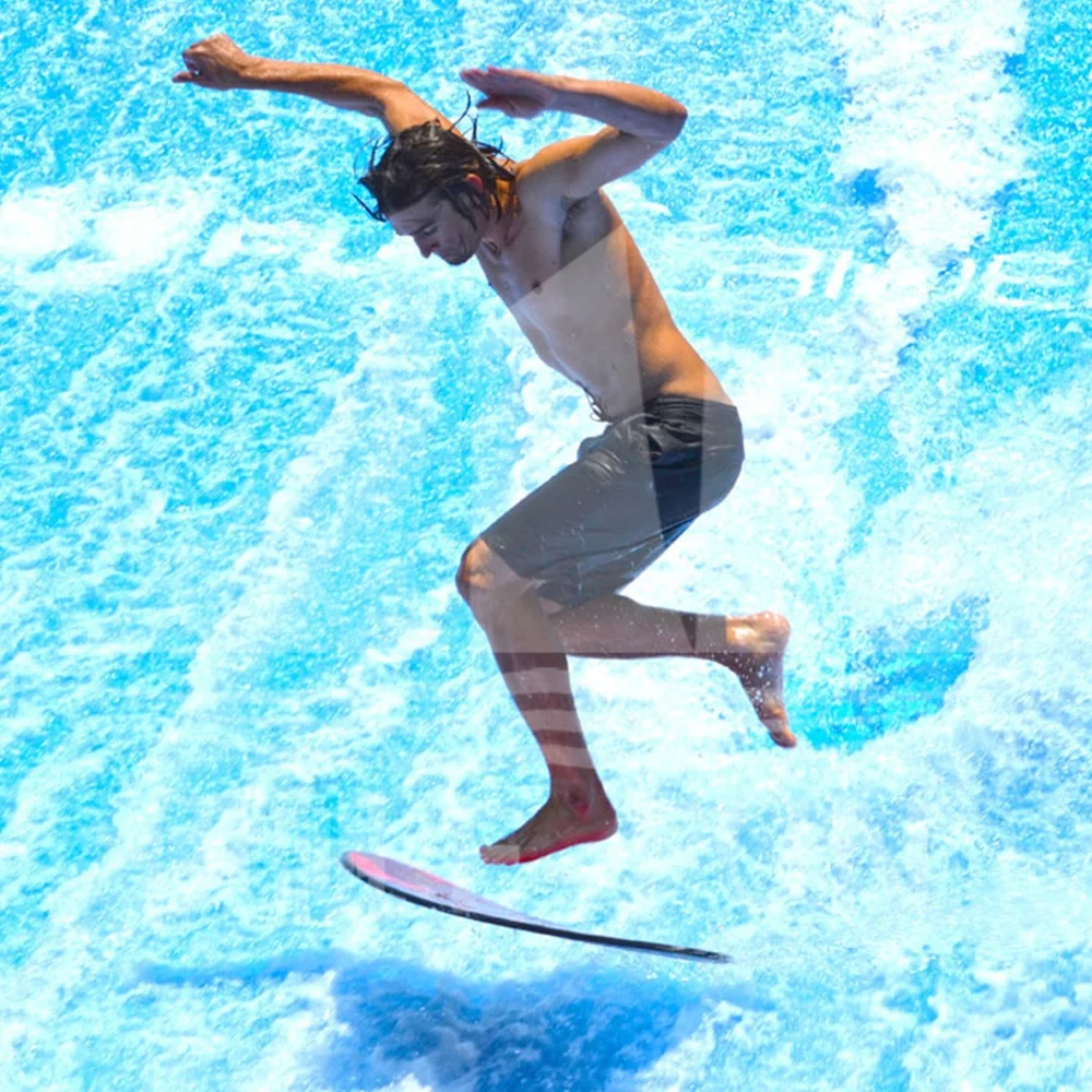 
Big Surfing Blue Fiberglass Water Slide FlowRider for Water Park Amusement 