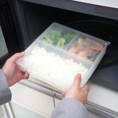 Контейнеры для хранения пищевых продуктов Многоразовые штабелируемые в микроволновой печи морозильные и посудомоечная машина безопасные контейнер