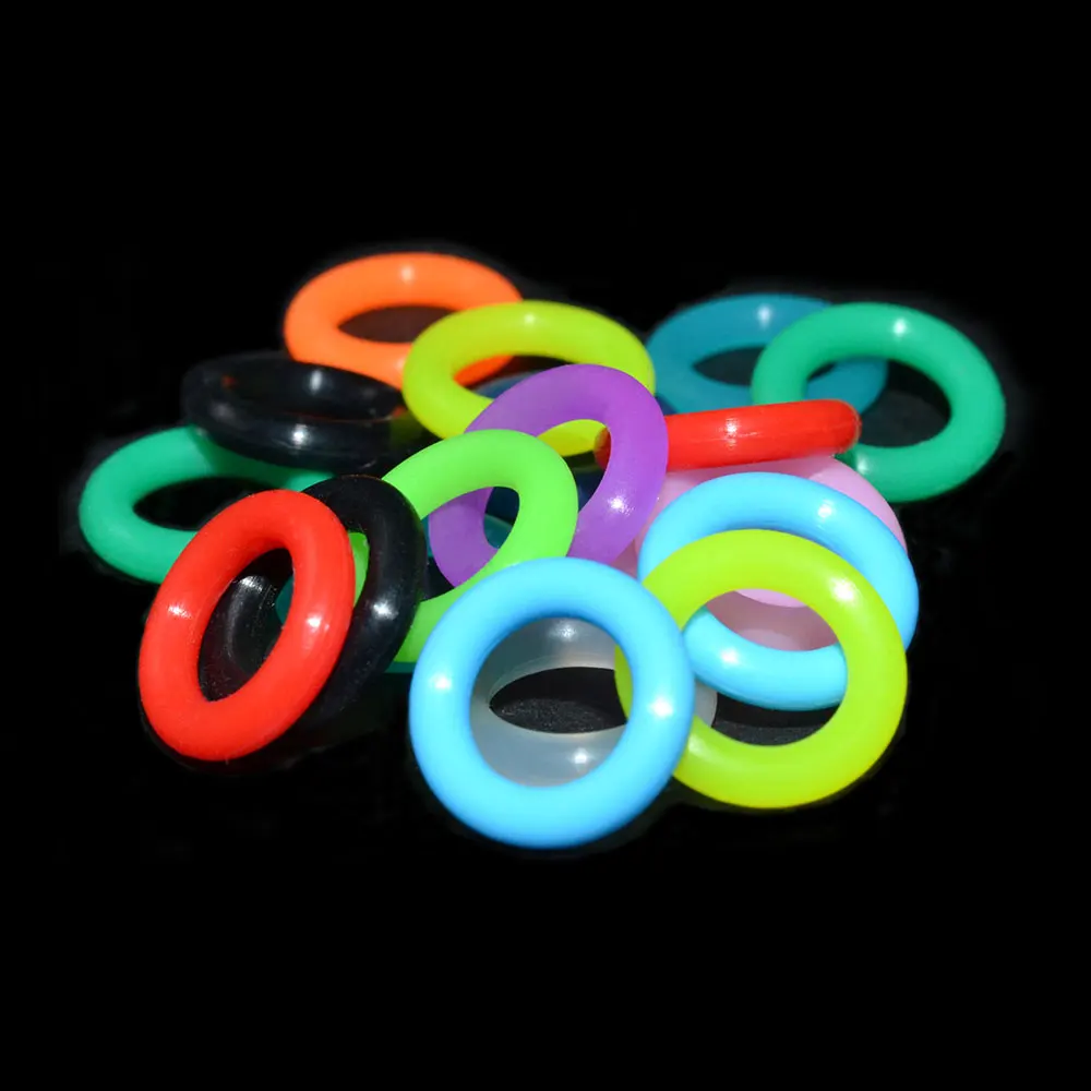 Elastic colored Silicone Rubber Ring O-Ring gasket for wood wheel