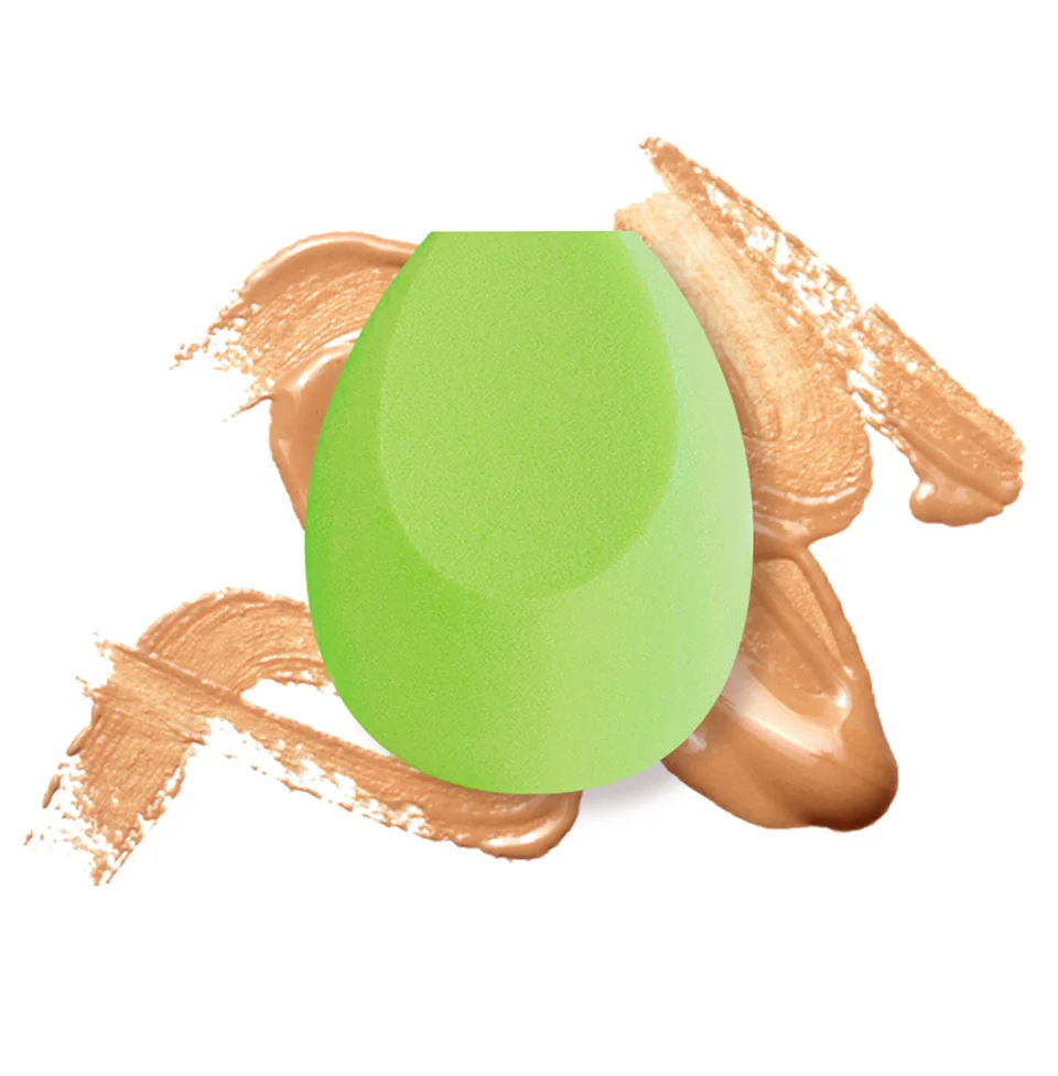 Custom packaging provided 3pcs different color wholesale makeup sponge set no latex