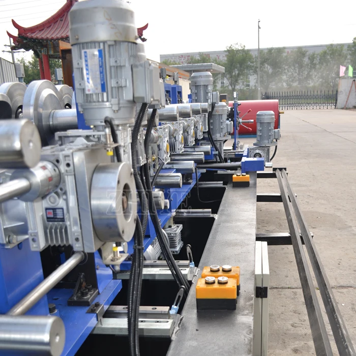 Metal Steel Structure C Z U Purlin Roll Forming Machine To Make C Z U Shape 2mm Thickness Cold Forming Machine
