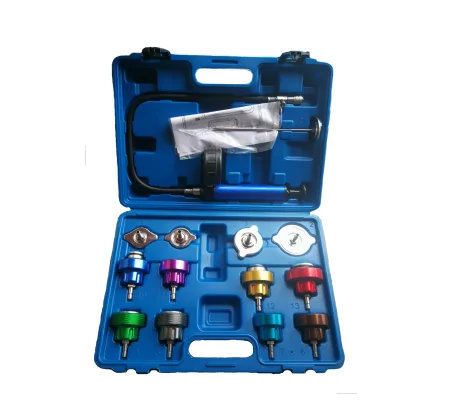 
18 Pieces Radiator Pressure Compression Tester Kit Car Cooling System Leak Detector Tool 