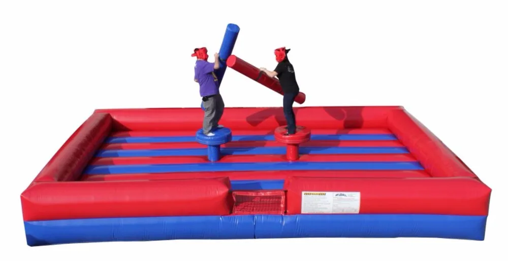 Hot inflatable jousting arena/Inflatable Jousting gladiator Sticks Toys for adults