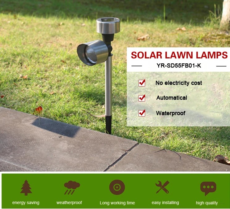 Zhejiang supplier green energy stainless solar flood lights