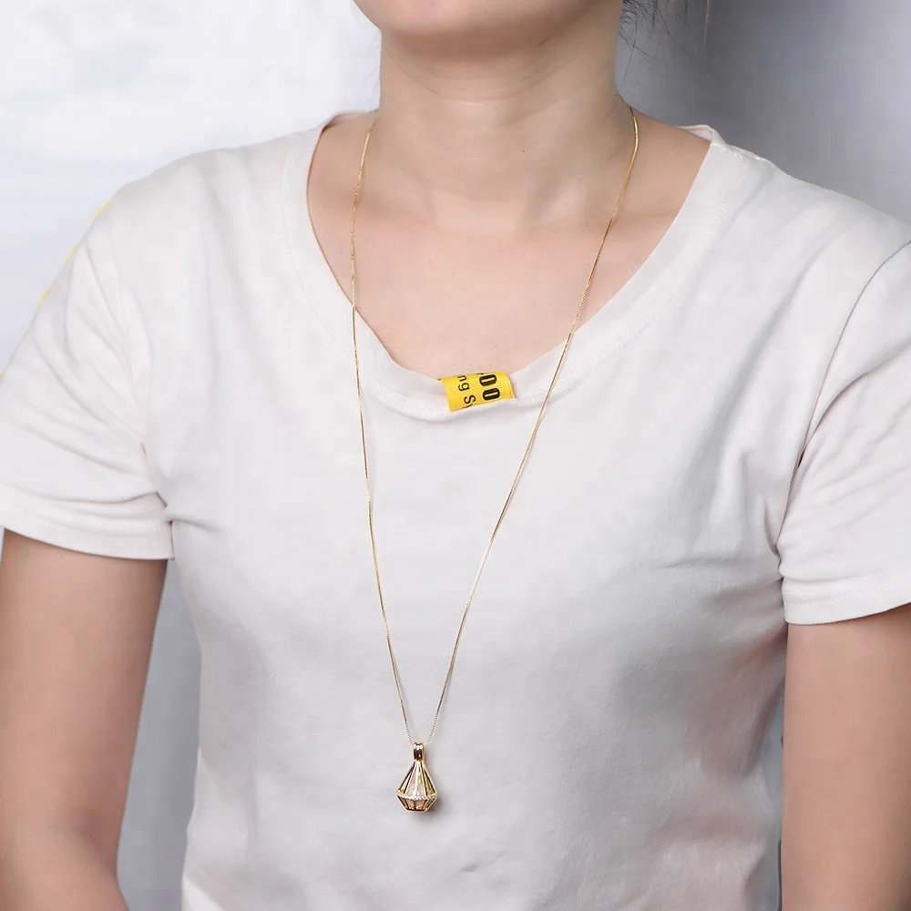 Wholesale Custom Fine Jewelry Manufacturer 925 Sterling Silver Pearl Bird Cage Pendant