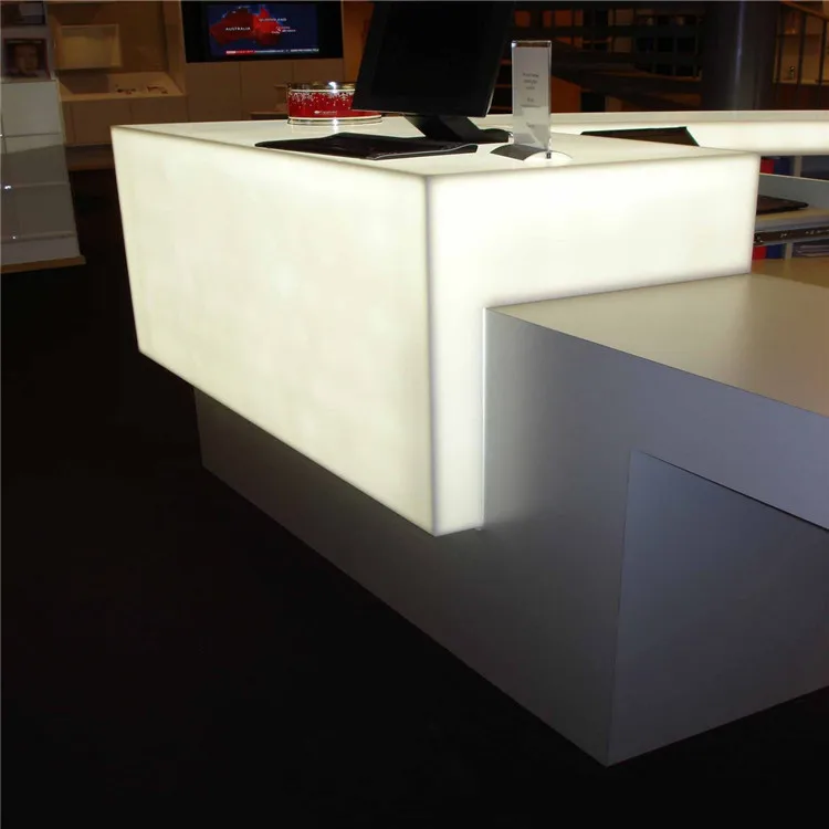 Light Proof 3D Modern Design Cafe Snack Kfc Bar Counter Design