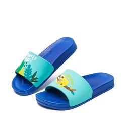 Летние модные новые детские сандалии с мультяшными персонажами пещера обувь для мальчиков и девочек Нескользящие Детские тапочки для пляжа