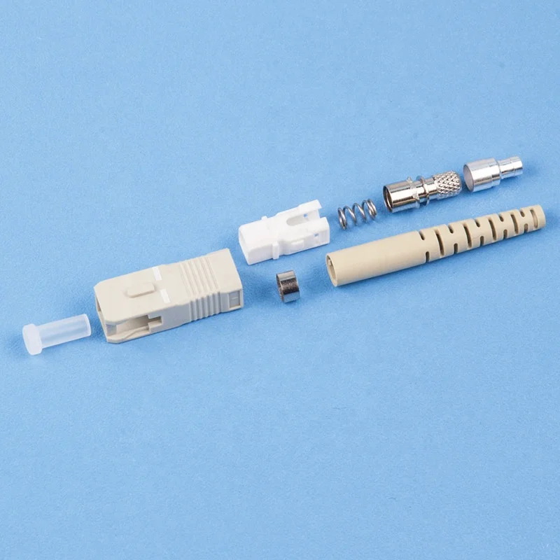 ftth accessory fiber connector parts duplex sc connector