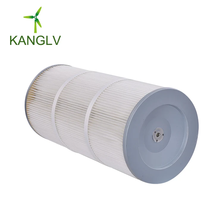 Industrial pleated filter cartridge, air filter cartridge