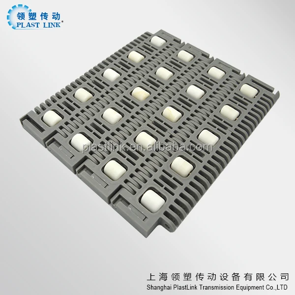 400 series Plastic Roller Top Modular Belt Flexible Universal Ball Conveyor Belt manufacturer