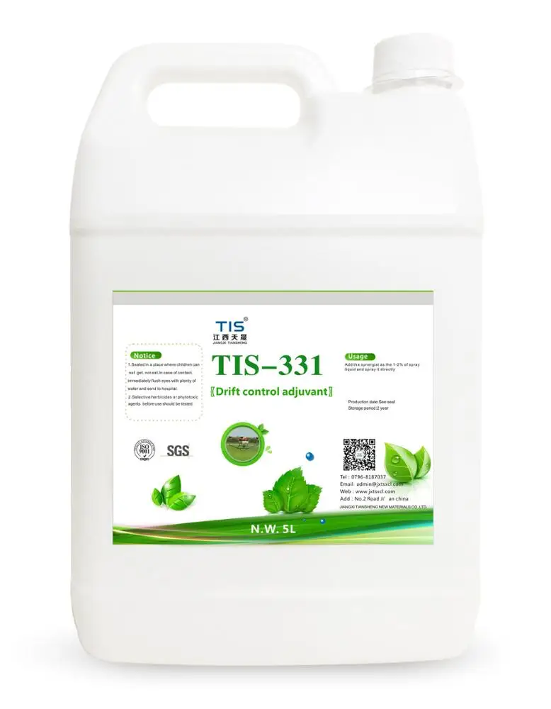 Drift reduction adjuvant for spraying pesticides TIS-331