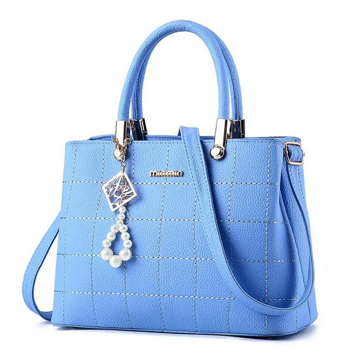 New design fashion simple bags pink woman handbag for ladies