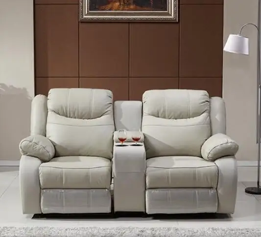 2020 New Fashion Home Cinema Leather Sofa Chinese Supplier Home Theater Sofa