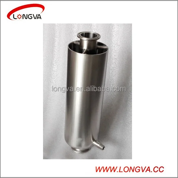 3 inch  diameters 18 inch length stainless steel sanitary tri-clamp ends  jacketed spools