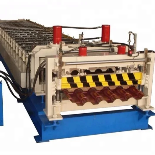 Good quality roof tile making machine galzed tile forming machine