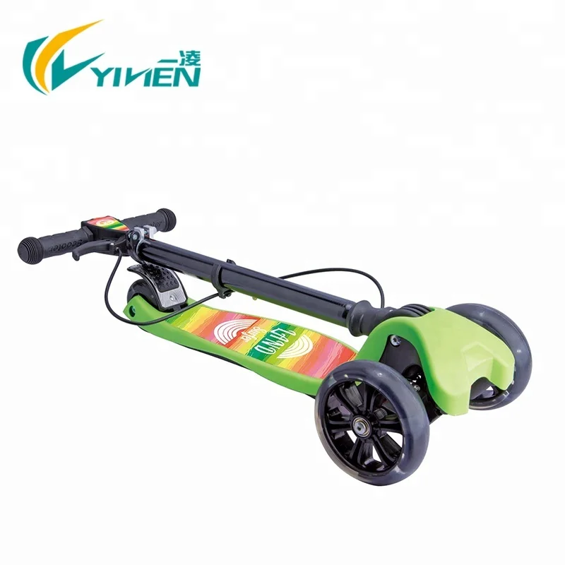 Folding adjustable 3 wheel scooter child mini scooter for sale