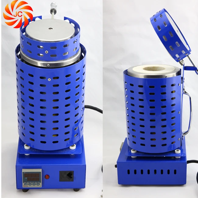 JC-K-220-2 3kg 220V Electric Portable Mini Metal Smelting Furnace
