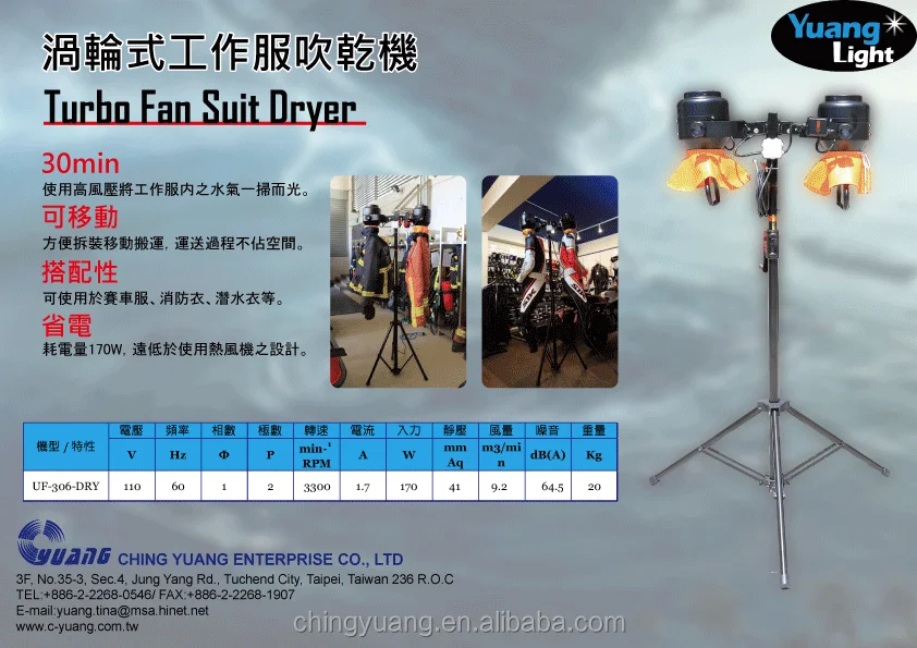 
Eco Friendly Efficient Turbo fan Fire Clothing Dryerr 