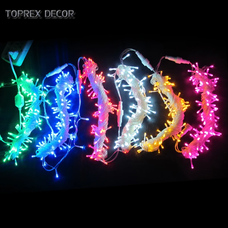 Toprex decor smart durable christmas outdoor holiday lighting connectable led string  lights