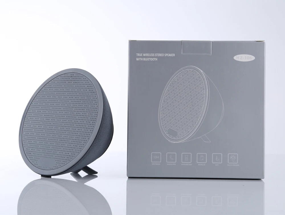 Bluetooth-колонки HZ-106 tws металлический Портативный активный беспроводной динамик