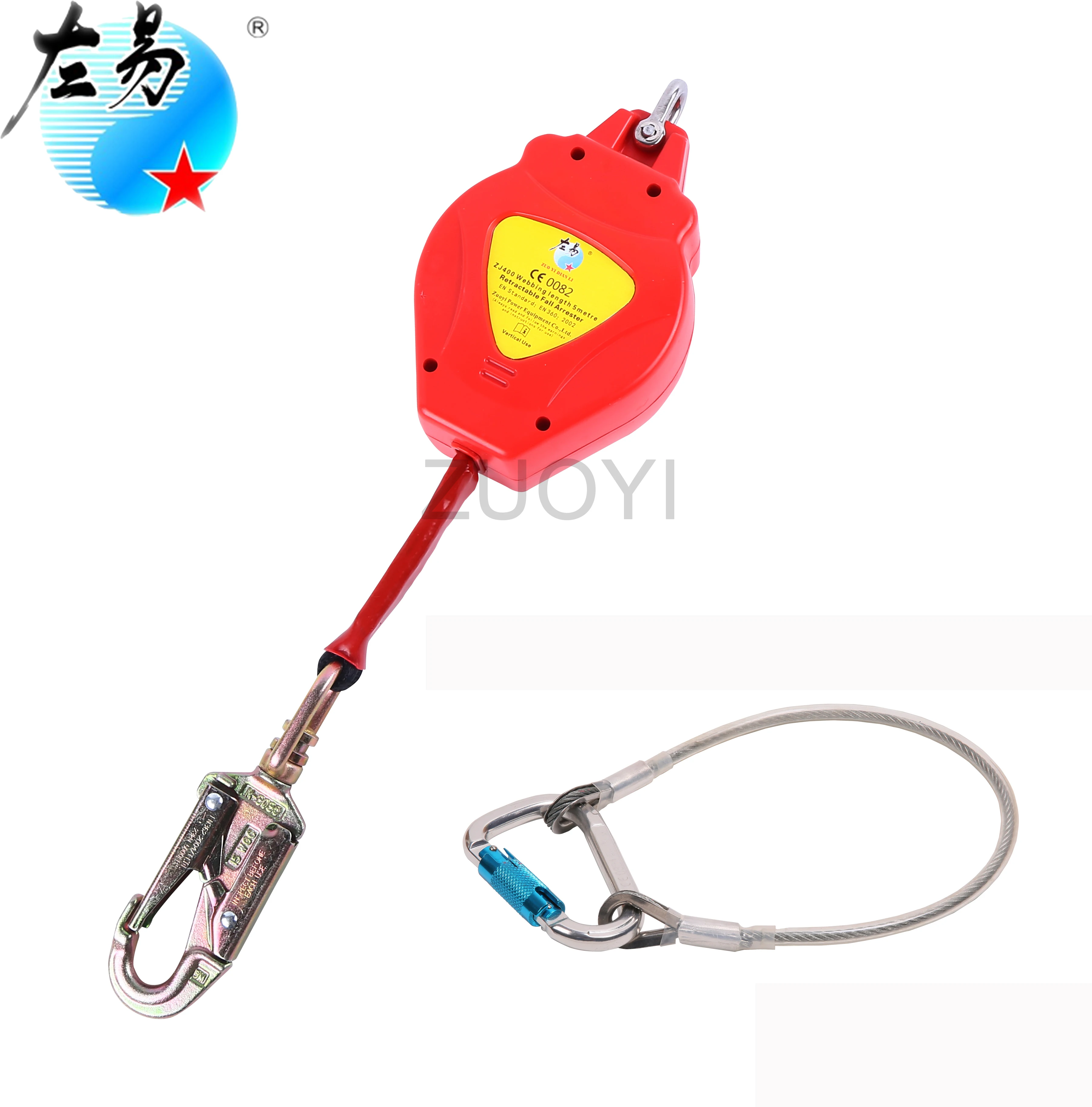 Fall Arrester Block System Equipment,anti-fall Safety Device Retractable Fall Arrester