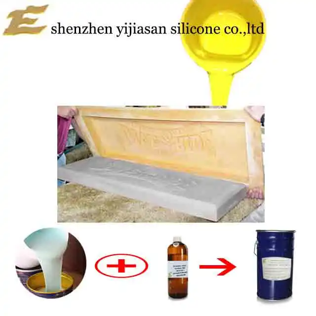 rtv-2 liquid condensation cure silicone rubber for culture stone molds making
