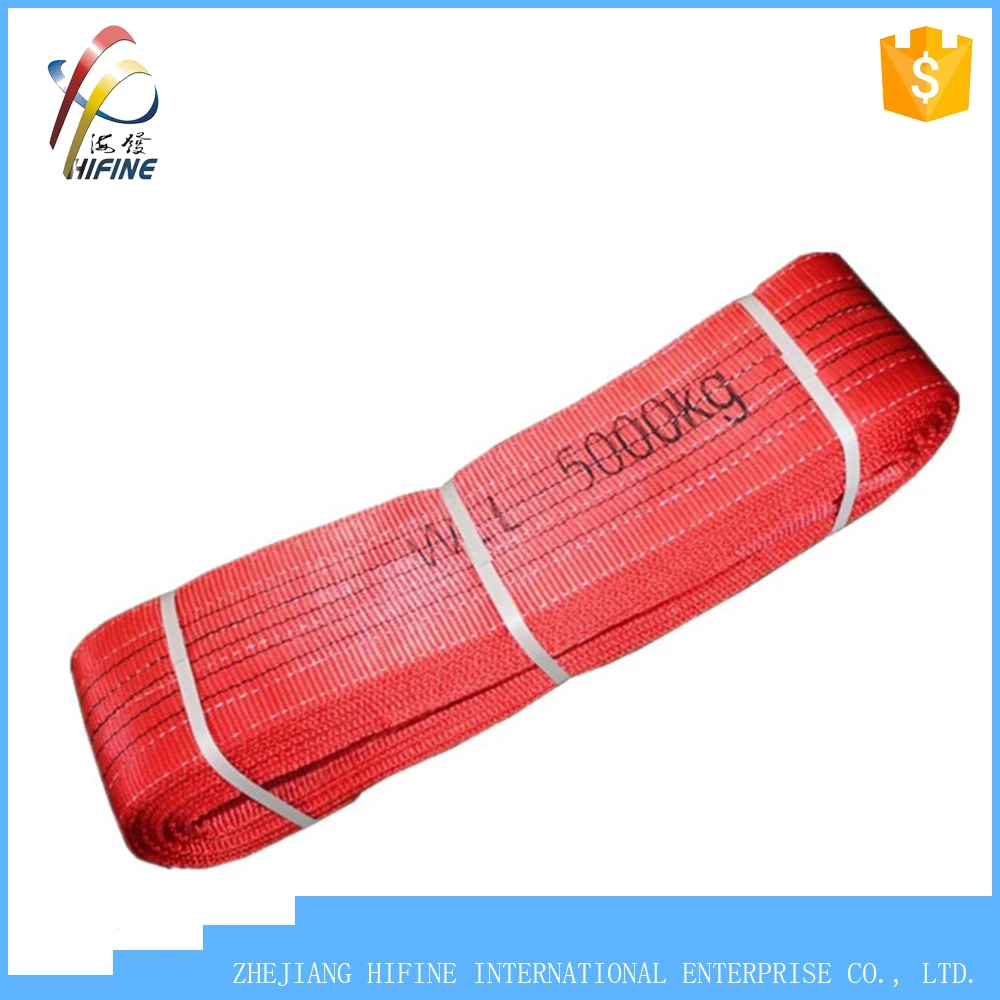 HI-FINE Polyester Webbing Sling / Webbing Lifting Belt / Weight lifting straps