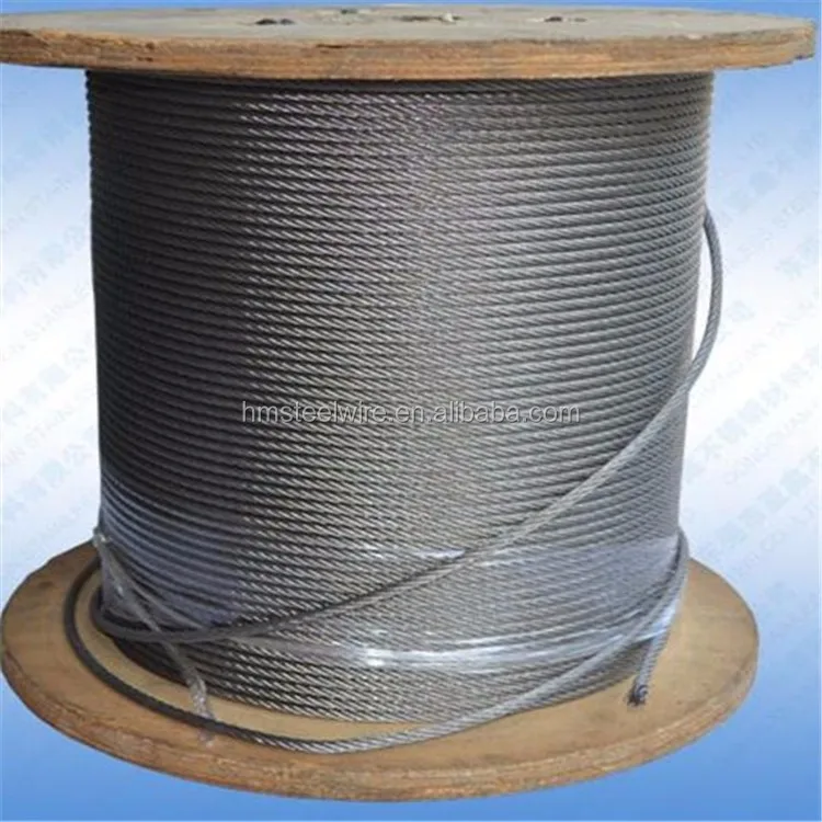 1*7 Electric Wire Cables Hot Dip Galvanized Strand Steel Wire Rope