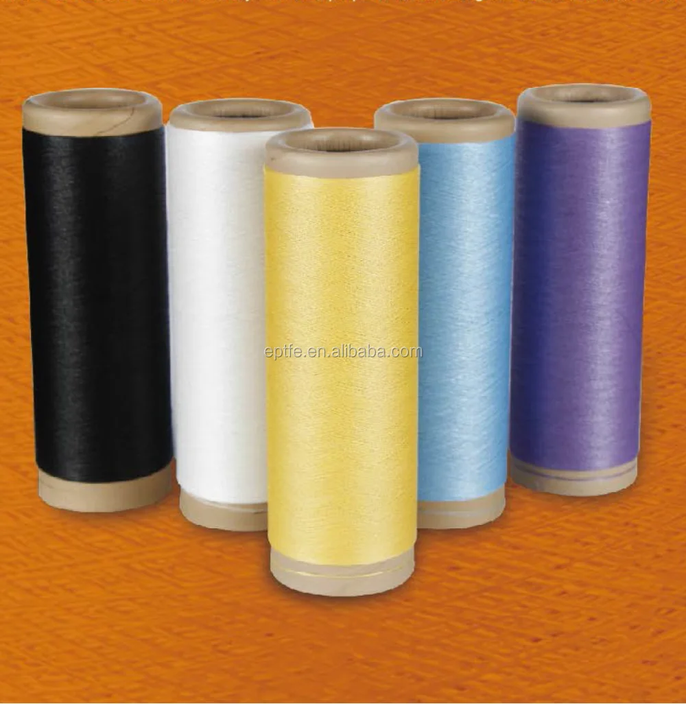 Factory direct high tensile strength 100% ptfe weaving Yarn for various industry applications