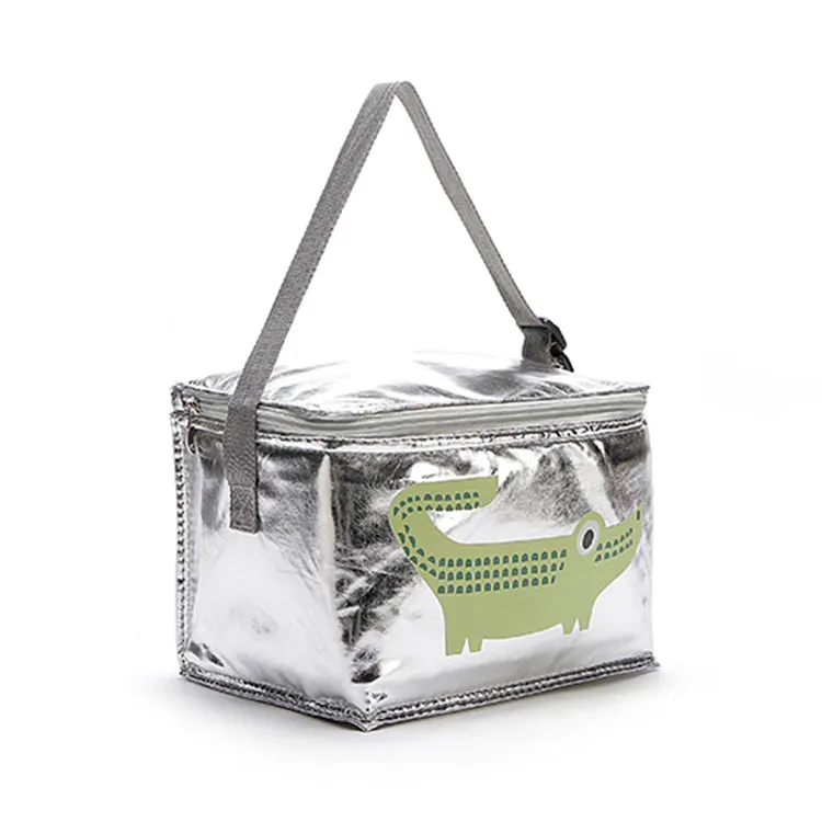 New portable  Aluminum Foil custom breastmilk beach cooler bag waterproof duffel bag cooler