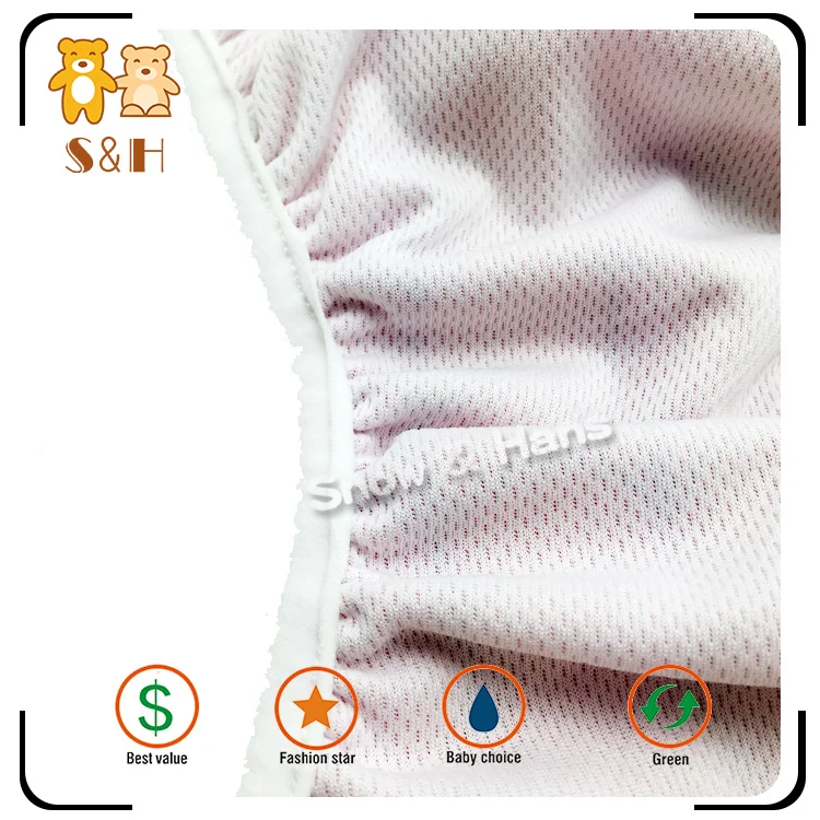 New design high quality soft lining nylon mesh nappies reusable baby swimming pants