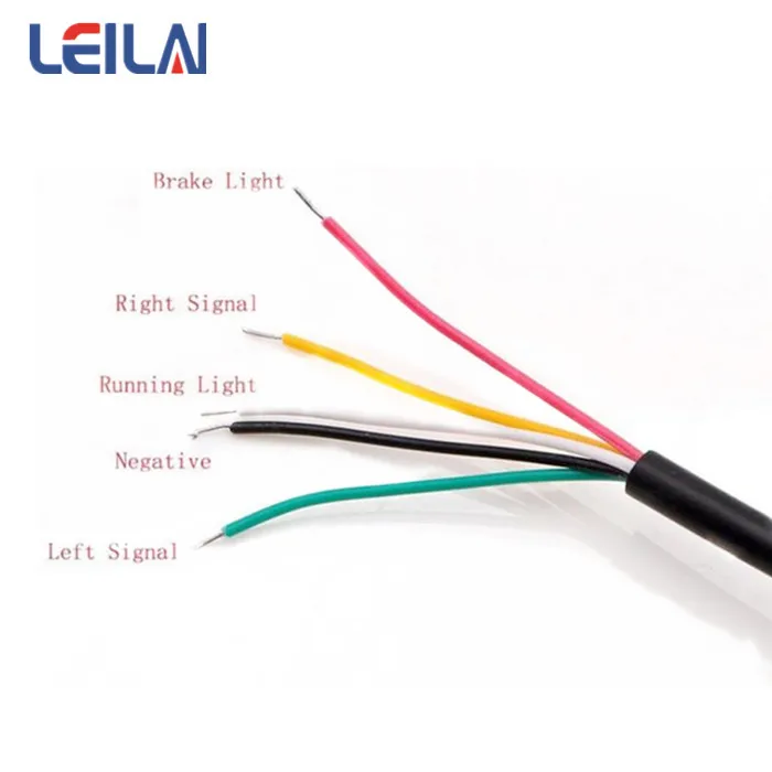 12v Universal Flexible Brake Tail Stop Light Led Strip Motorcycle Led Tail Light Turn Signal Brake License Plate Strip Flexible