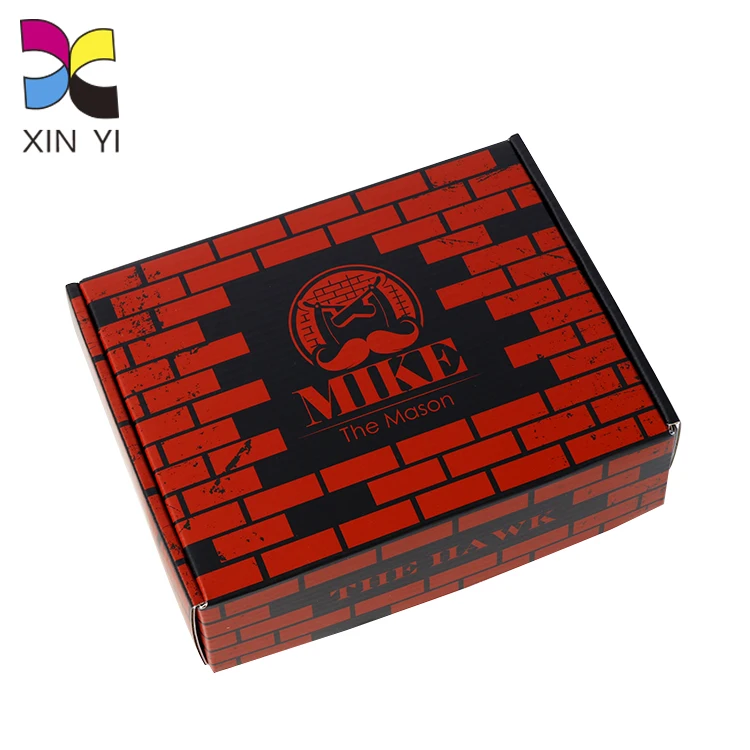 Поставщик услуги печати, оптовая продажа, длинная Гофрированная коробка из крафт-бумаги с принтом на заказ