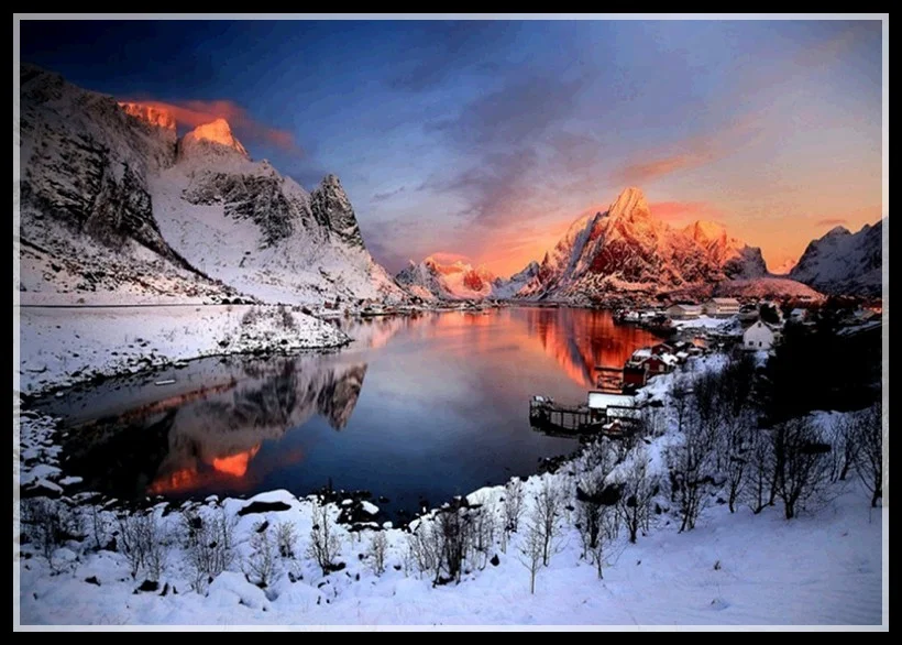 
Fashion Style Landscape DIY 5D Diamond Painting 