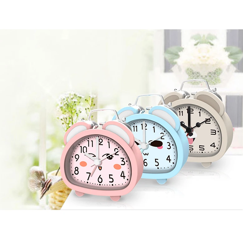 Quartz clock sweep movements lovely clock for children