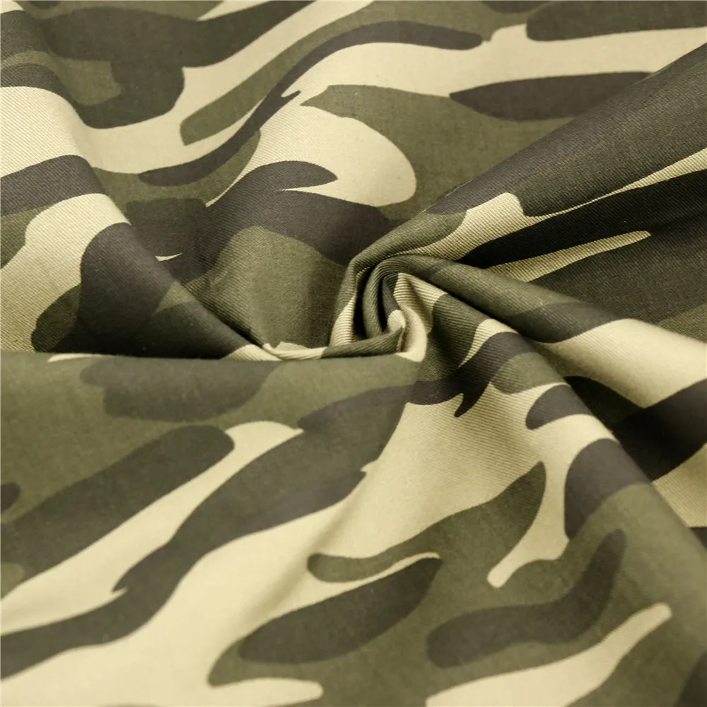 145cm 32x32/140x70 150gsm cotton twilll rip stop camouflage fabric army green nylon fabric