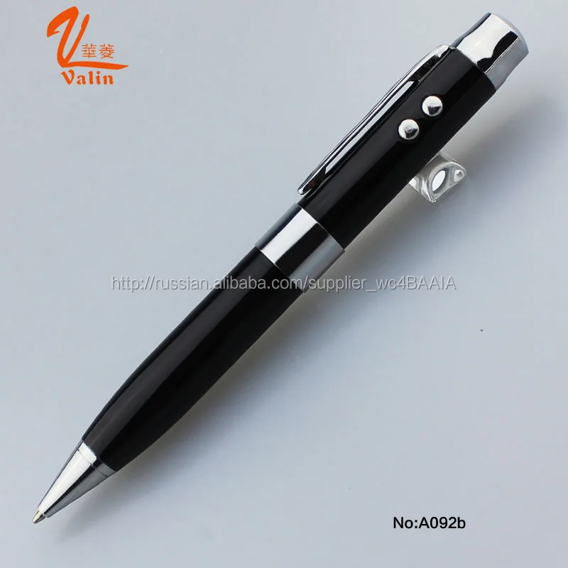 Валин черный/серебристый USB office с использованием металлических материалов шариковая ручка с зажимами