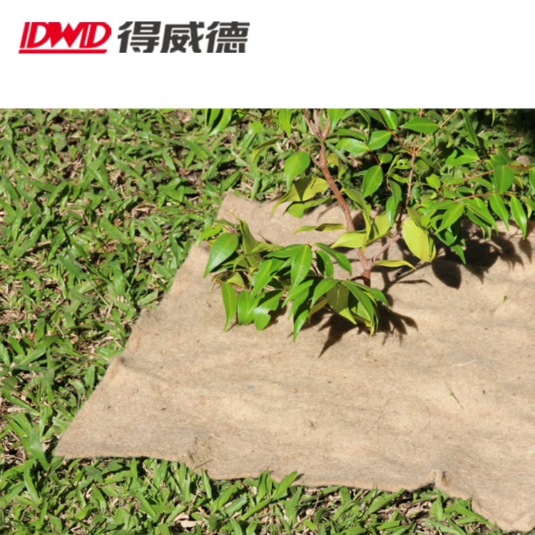 Natural Brown Color Coconut Coir Fiber Mulch Mats / Sheets / Pads for Horticulture Usage