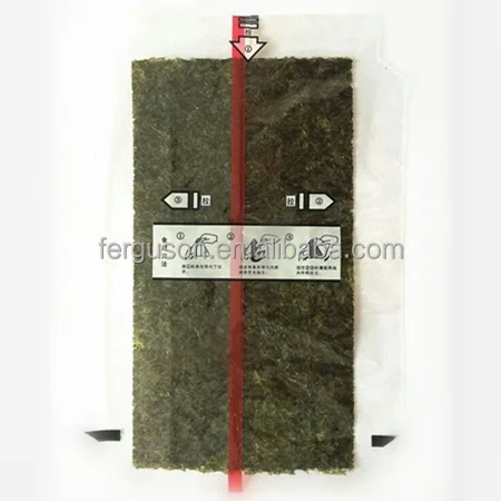 Grade A Japanese Nori (Laver) in Film for Onigiri Green Seaweed