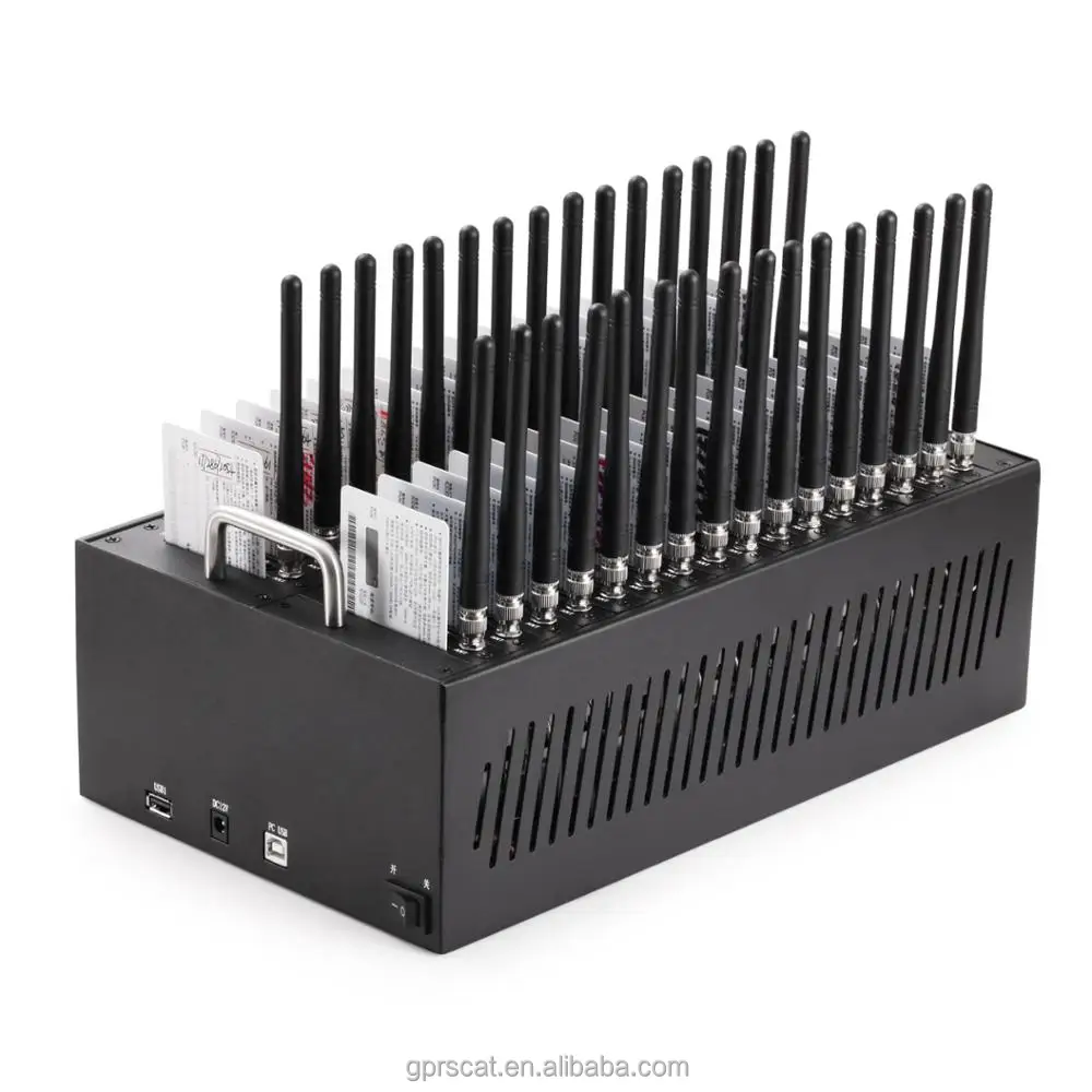 Многопортовый gsm-модем четырехдиапазонный 32 порта Q24plus USB gprs массовая отправка
